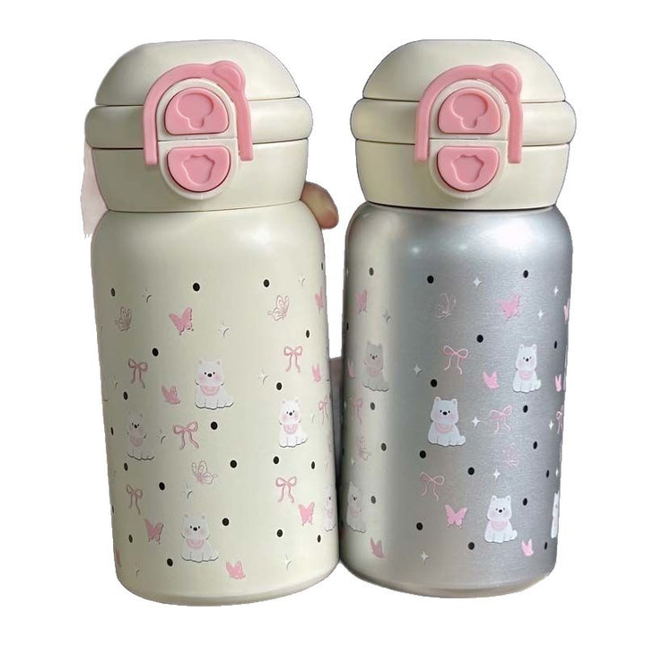 Women's insulated drinking bottle with secure closure and cute animal design Kalsten