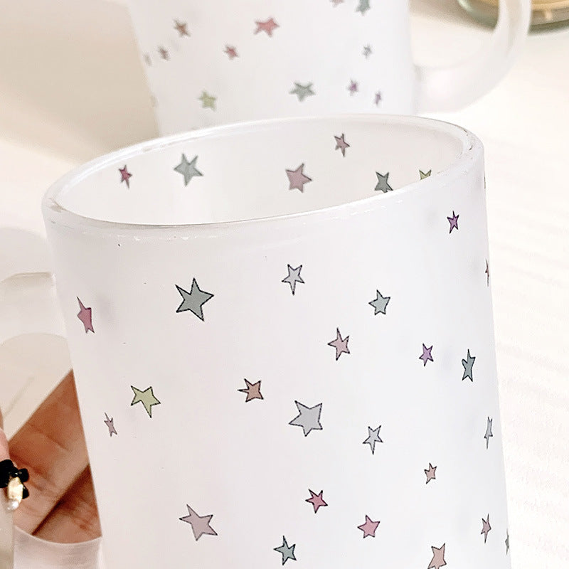 High-quality ceramic mug with sparkling star design Kalsten
