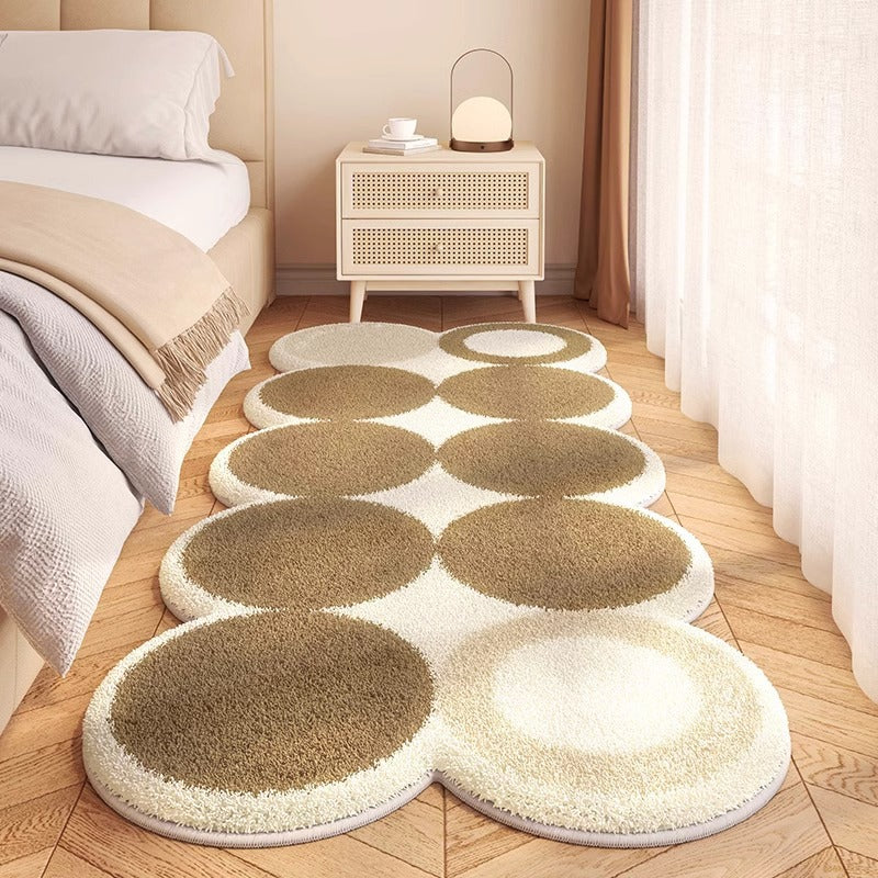 Artistic Wavy Edge Area Rug for Home Decor