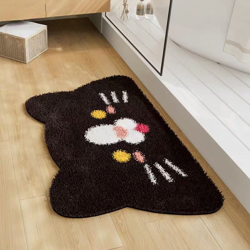 Cute Cat-Shaped Bath Mat Kalsten