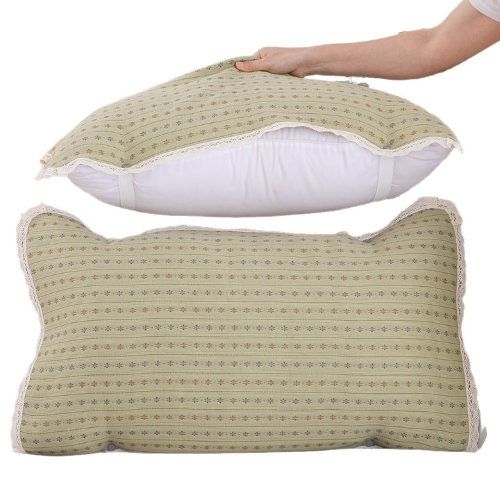 Ladies ergonomic pillow with removable cover Kalsten