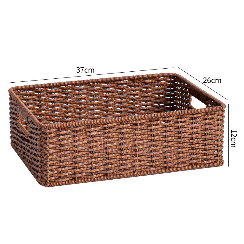 Rectangular Handwoven Storage Organizer Kalsten