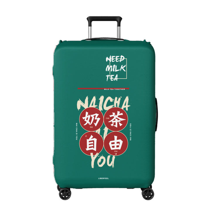 Unisex hard-shell travel suitcase with creative ice cream design Kalsten
