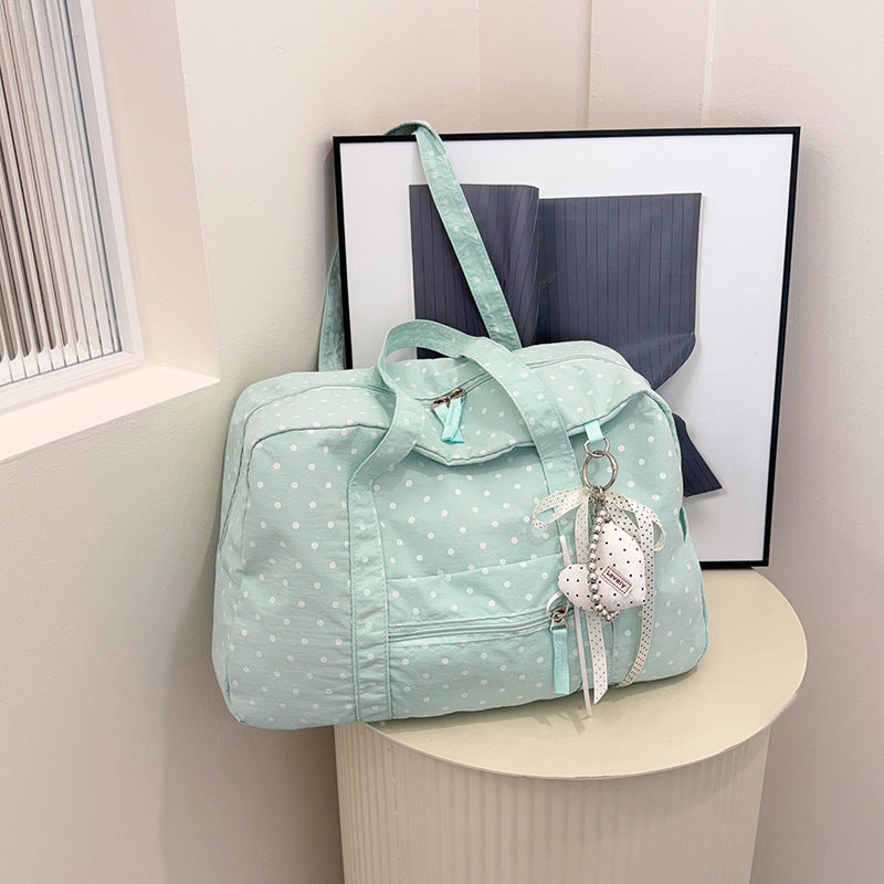 Stylish Polka Dot Travel Duffle Bag Kalsten