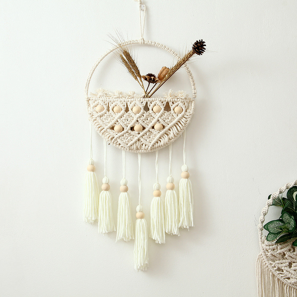 Macramé Wall Hanging Decor with Fringe Details Kalsten