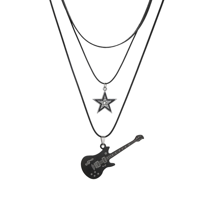 Layered Rock Music-Inspired Necklace Kalsten