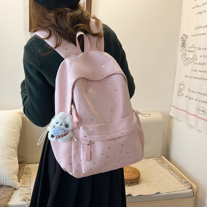 Backpack with Sparkling Stars and Modern Details Kalsten