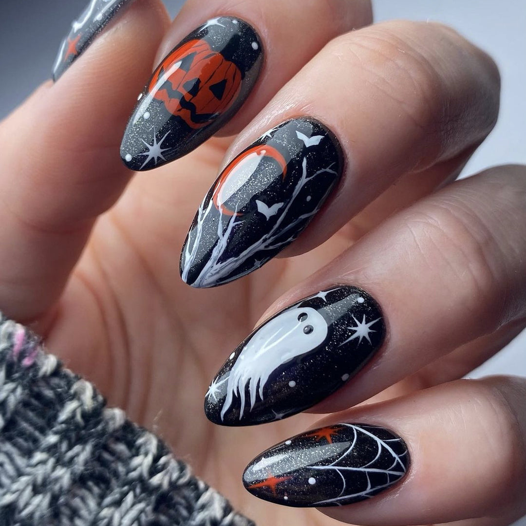 Halloween-Themed 3D Nail Art Kalsten