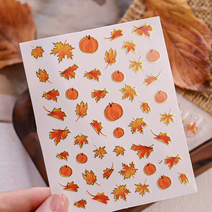 Autumn Leaf Nail Art Stickers