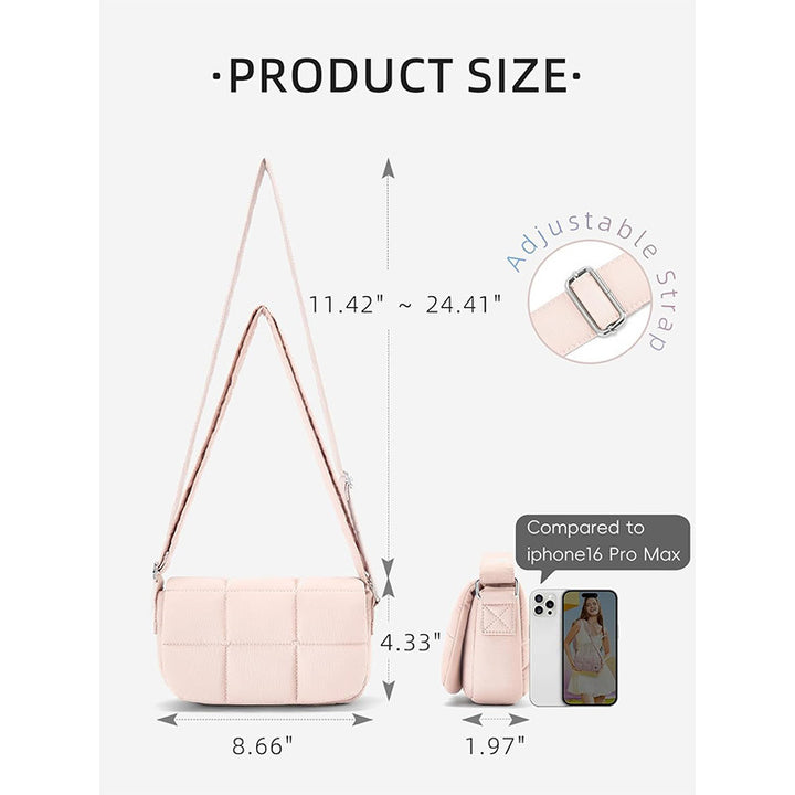 Padded shoulder bag with structured design Kalsten