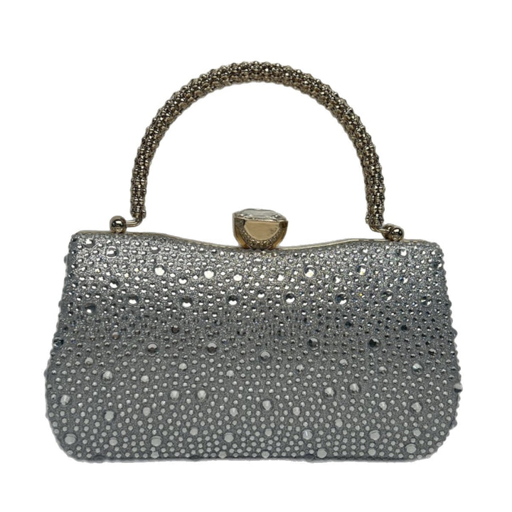 Elegant Rhinestone-Embellished Clutch