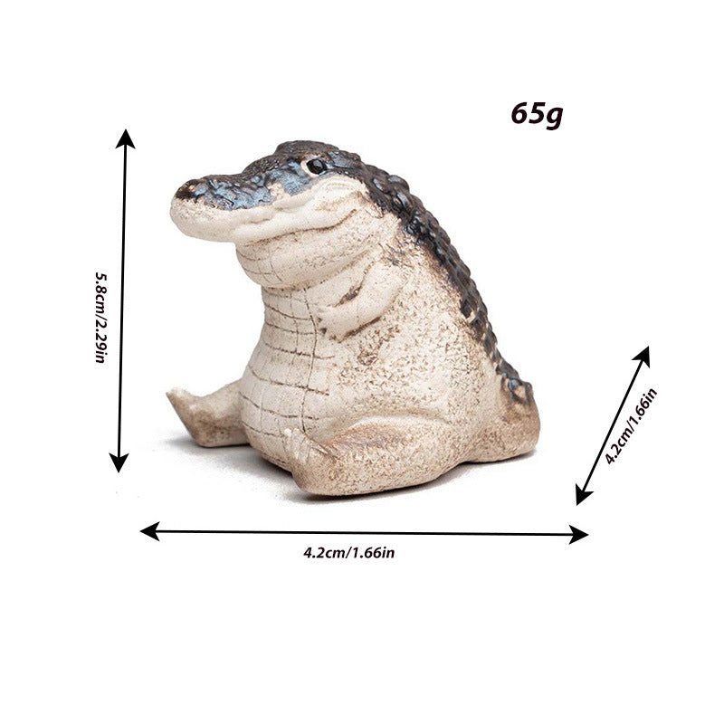 Decorative Crocodile Figurine Kalsten