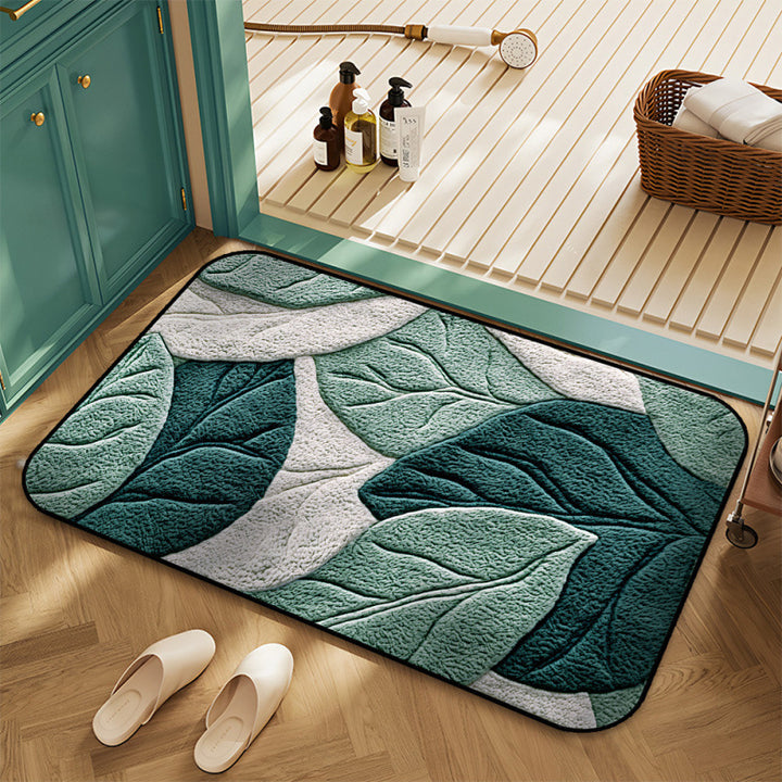Floral Embroidered Area Rug Kalsten