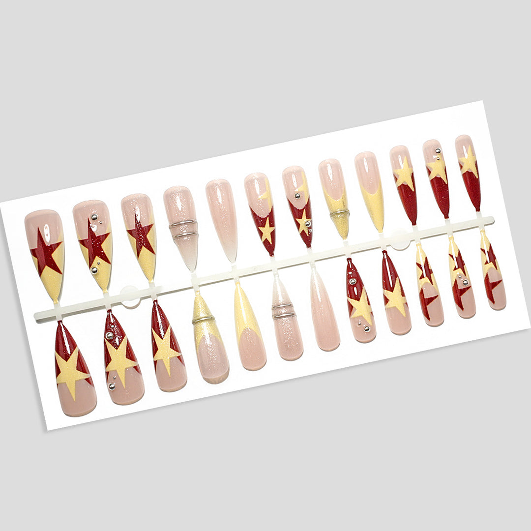 Artistic Press-On Nail Set
