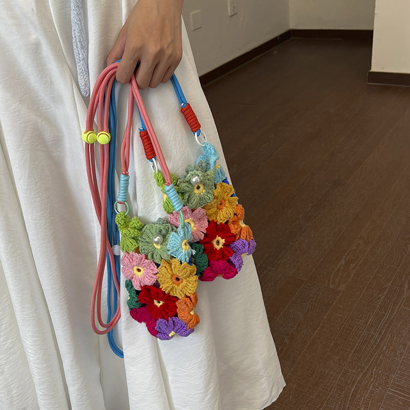 Floral Crochet Phone Holder