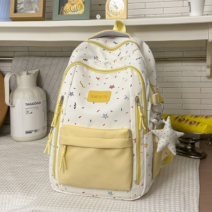 Trendy Decorative Patterned Backpack Kalsten