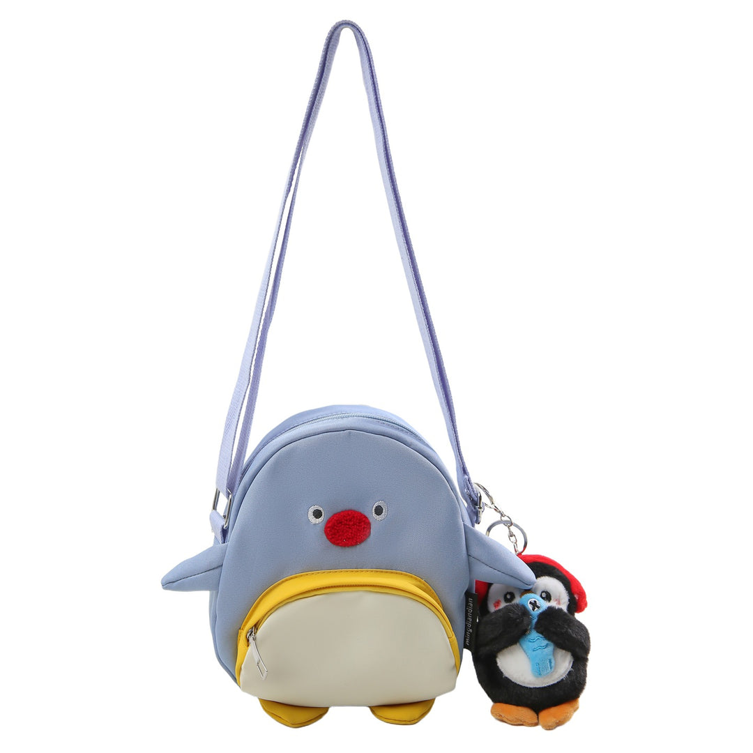 Whimsical Penguin-Themed Crossbody Bag
