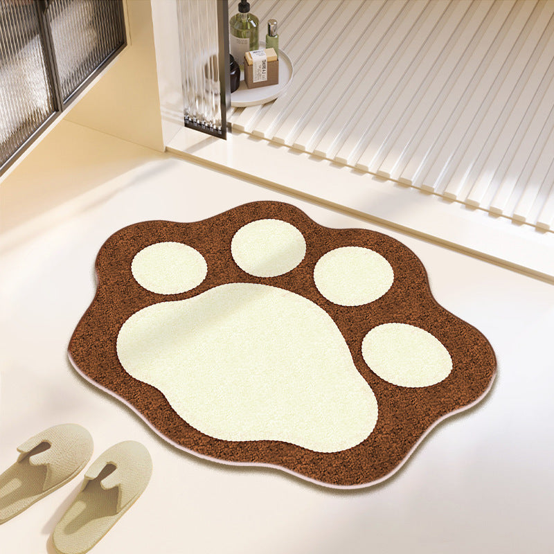 Fun Paw Print Bath Mat Kalsten