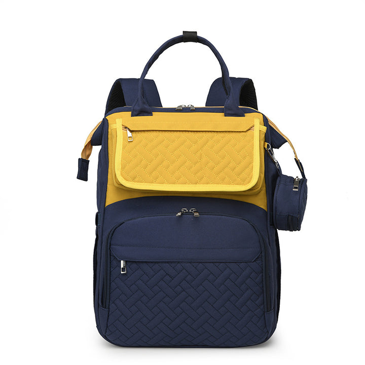 Multi-Functional Quilted Diaper and Travel Backpack Kalsten