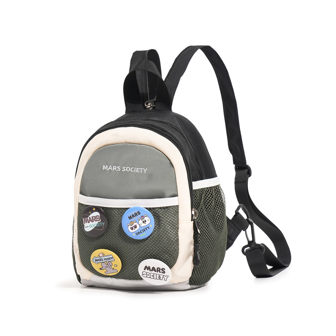 Trendy Lightweight Backpack with Fun Patches Kalsten
