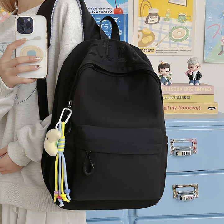 Fashionable backpack with removable charms Kalsten