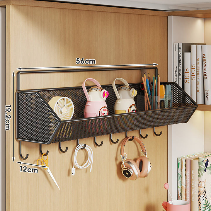 Over-Cabinet Mesh Hanging Storage Basket Shelf Organizer