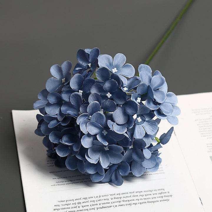 Realistic Floral Hydrangea Stem