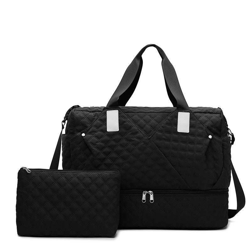Quilted Multitasking Travel Duffle Bag Kalsten