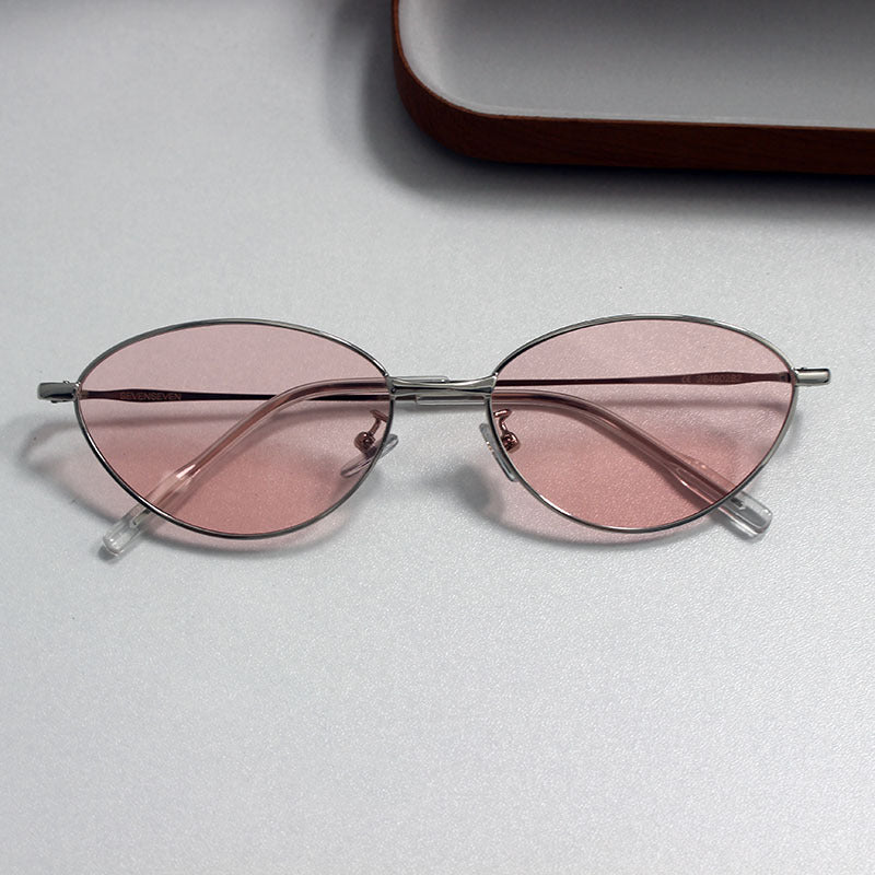 Fashionable Rectangular Glasses with Fine Metal Frame Kalsten