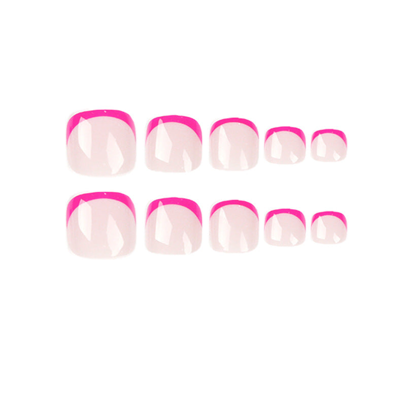 Artful foot nail design with modern color accents Kalsten