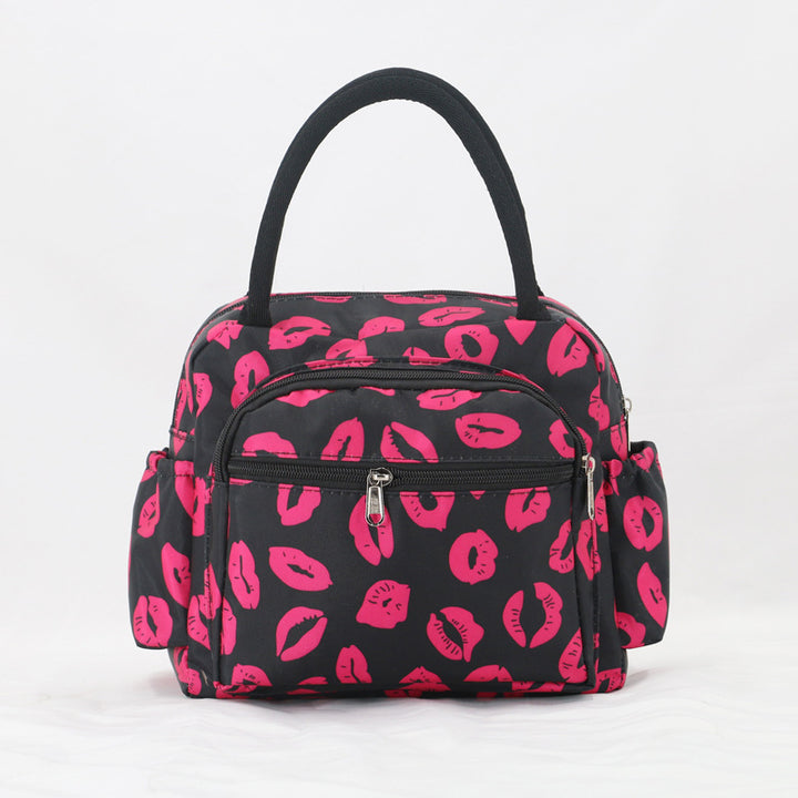 Cat Pattern Insulated Lunch Tote Kalsten