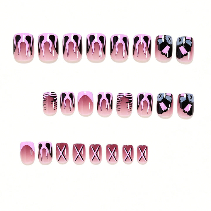 Artistic Long Nail Design Tips with Unique Patterns Kalsten
