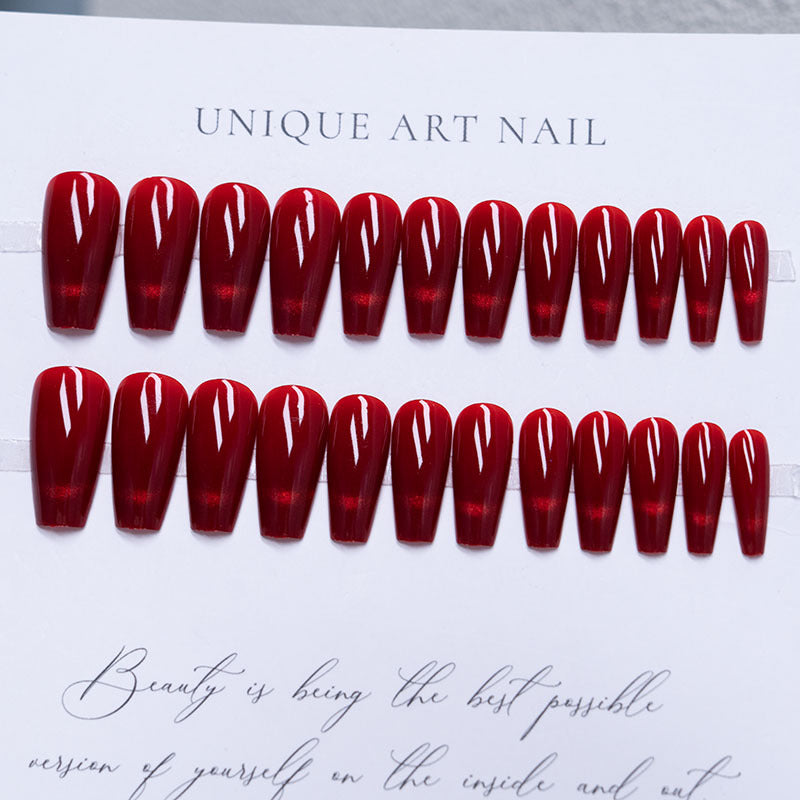 Glossy Press-On Nail Set