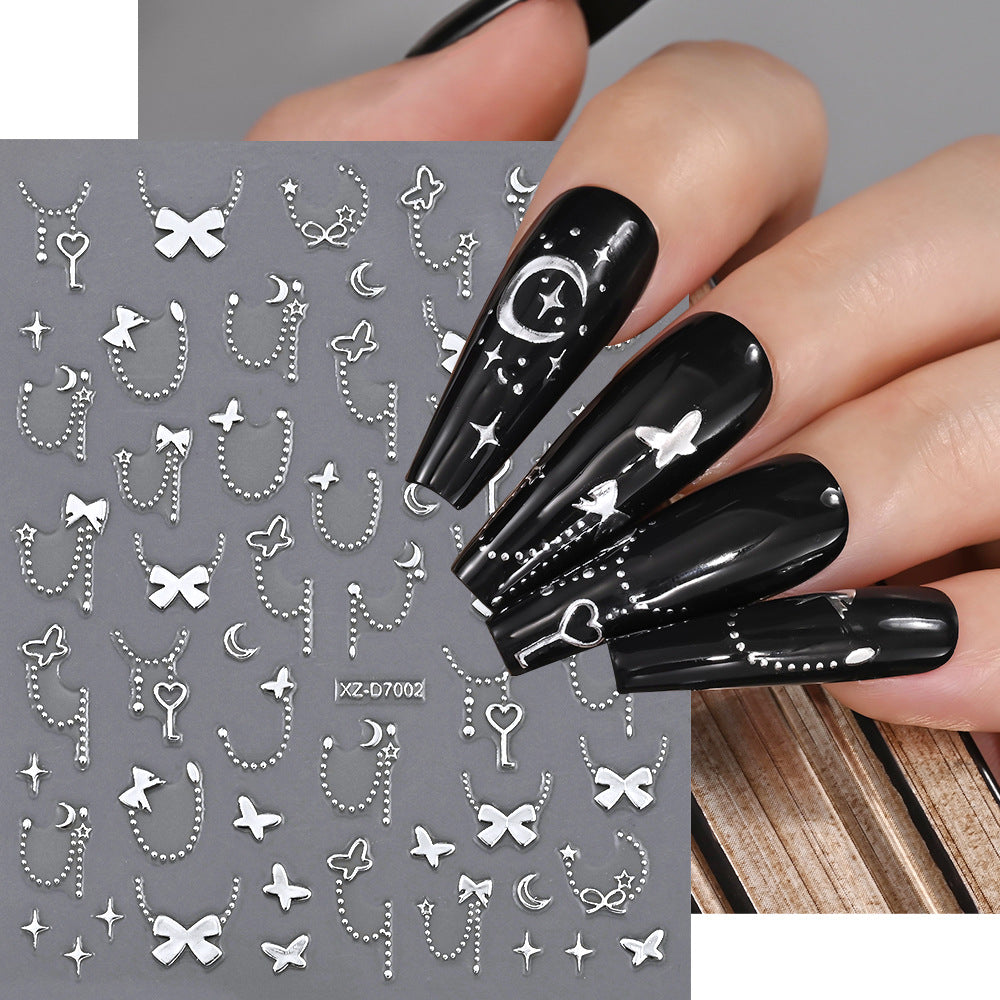 Floral Decorative Nail Art Stickers