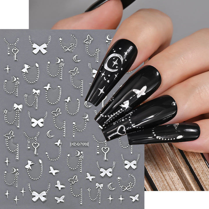 Floral Decorative Nail Art Stickers