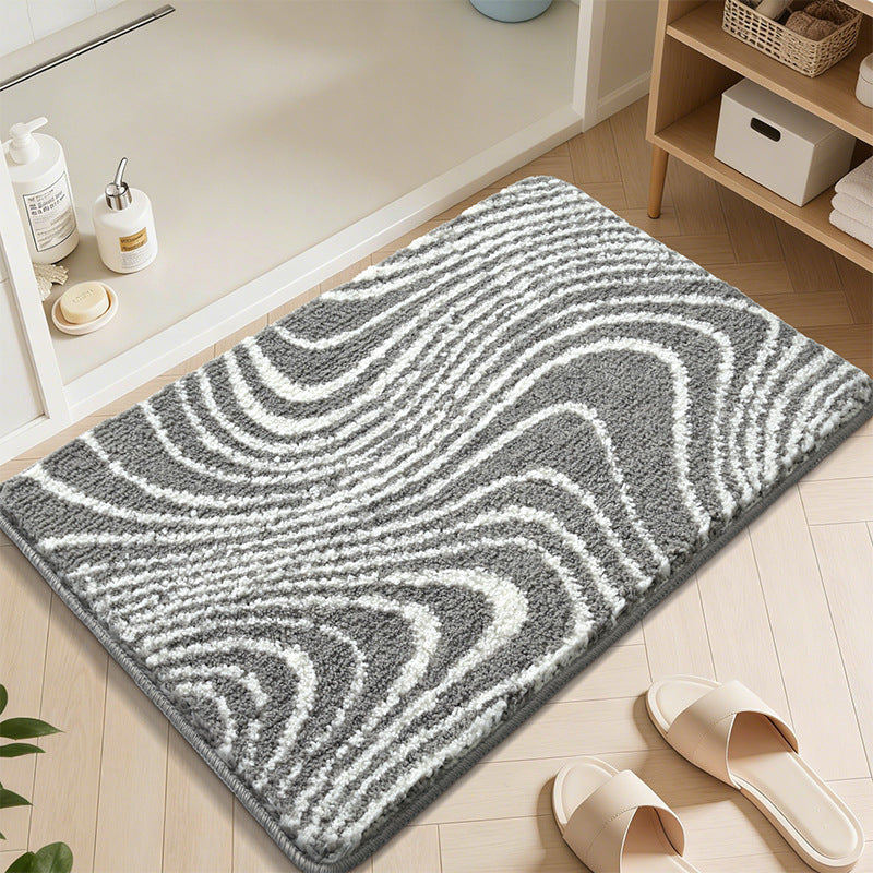 Abstract Wave Pattern Bath Mat Kalsten