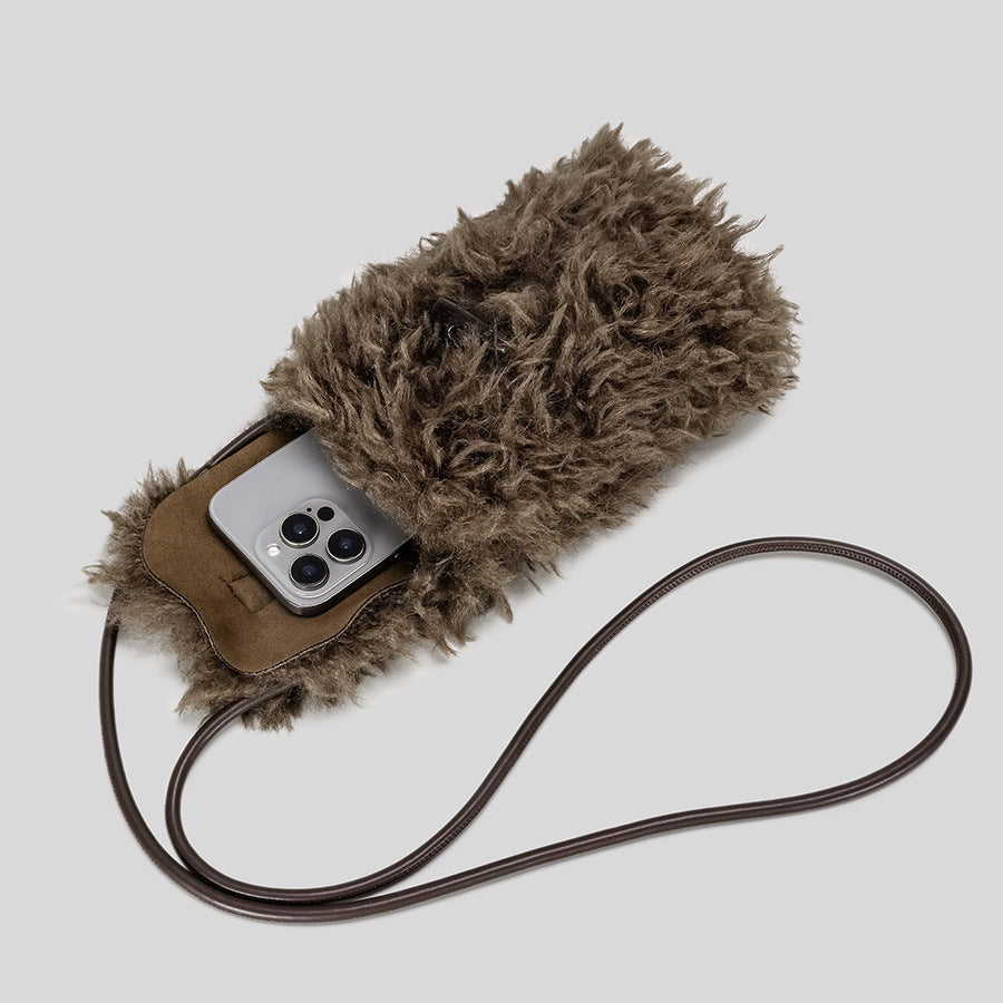 Luxurious Faux Fur Crossbody Bag
