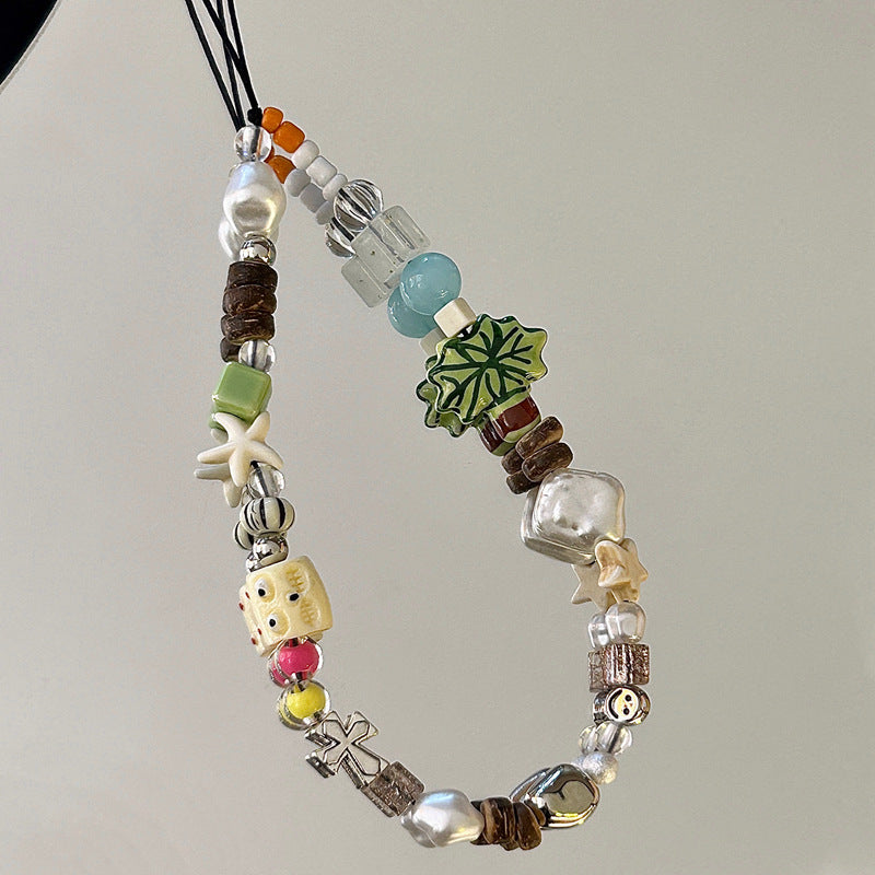 Artistic Bead Charm Phone Lanyard Kalsten