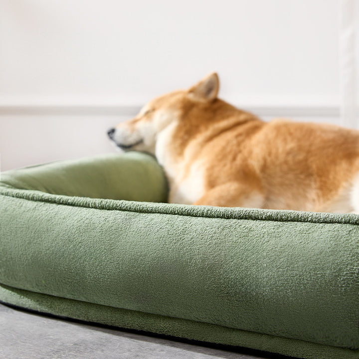 Orthopedic Plush Dog Bed