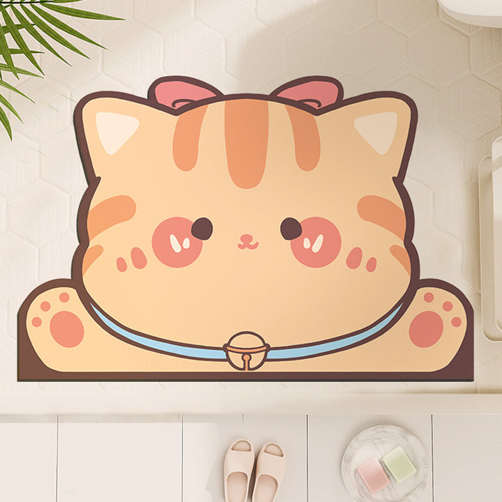 Cute Cartoon Dog-Shaped Bath Mat Kalsten