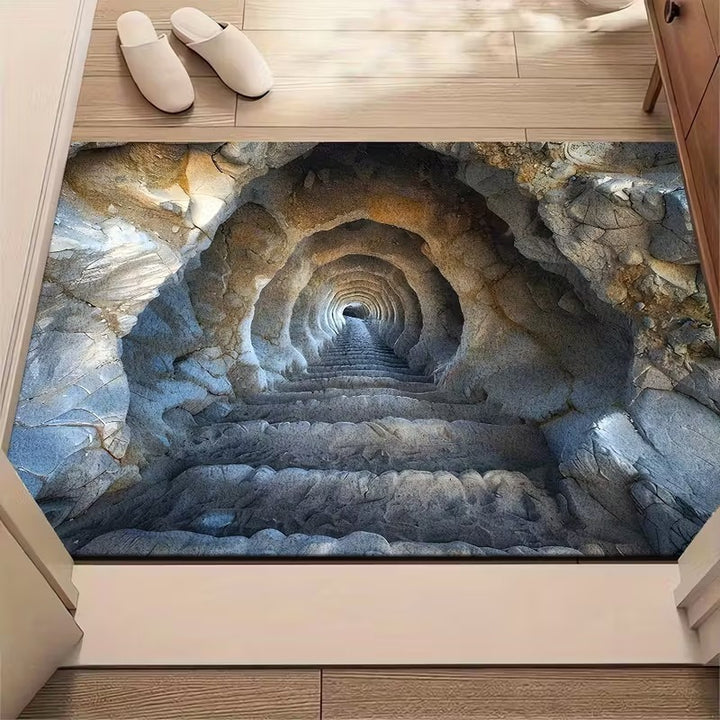 Artistic 3D Cave Scene Area Mat Kalsten