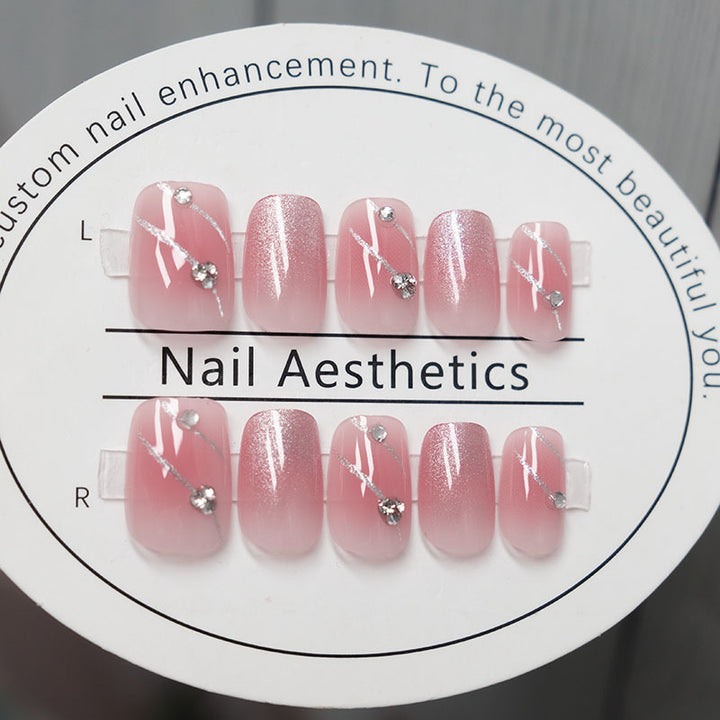 Sparkling Glitter Ombre Press-On Nails