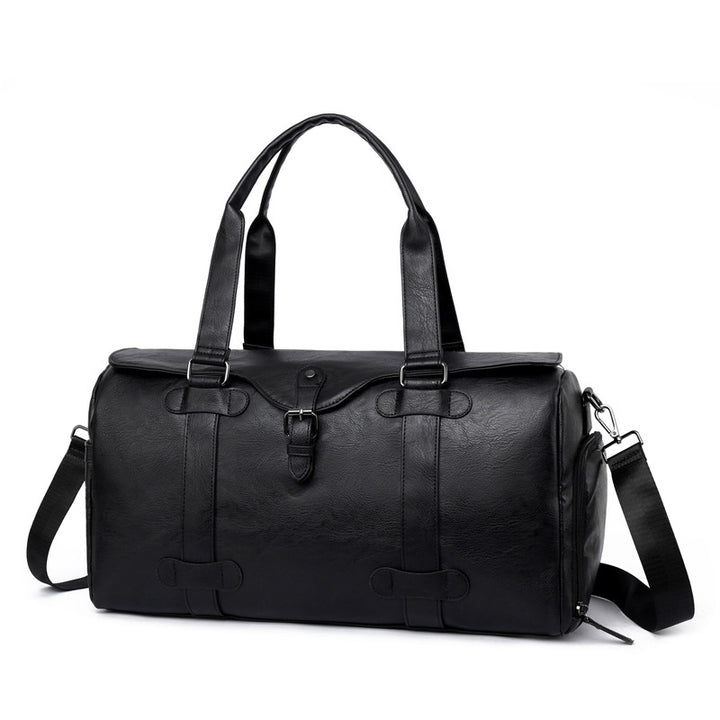 Elegant Genuine Leather Duffel Bag With Versatile Carrying Options Kalsten
