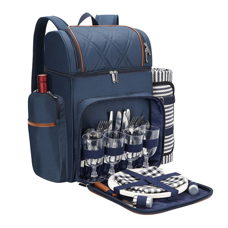Picnic Backpack with Comprehensive Dish Set Kalsten