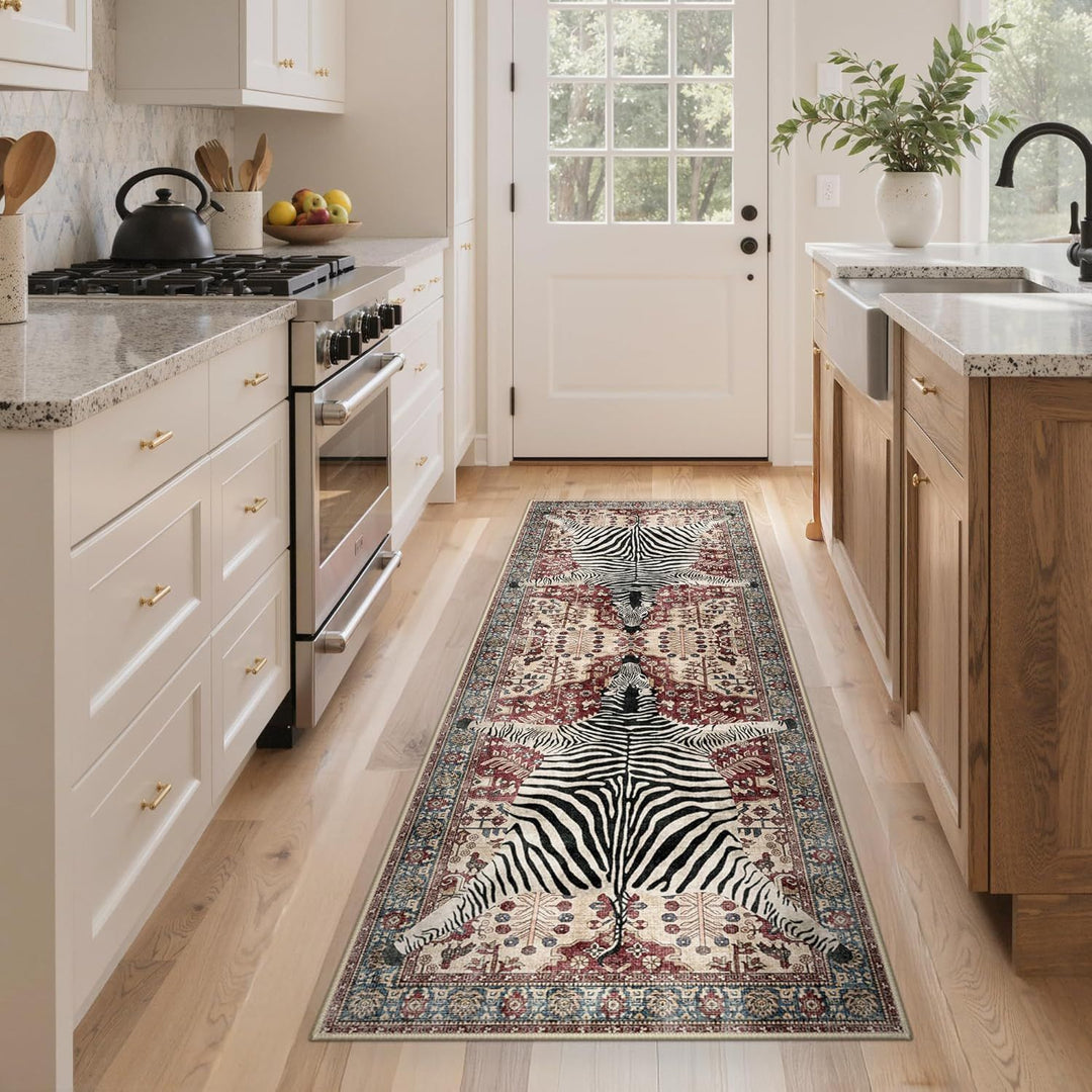 Stylish Leopard Print Runner Rug