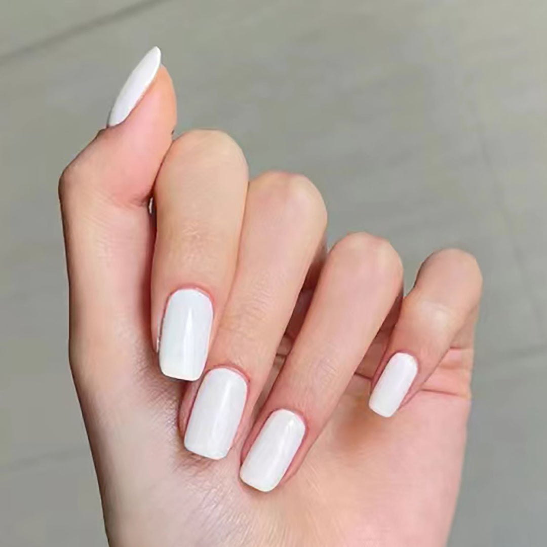 Glossy Elegant Square Press-On Nails