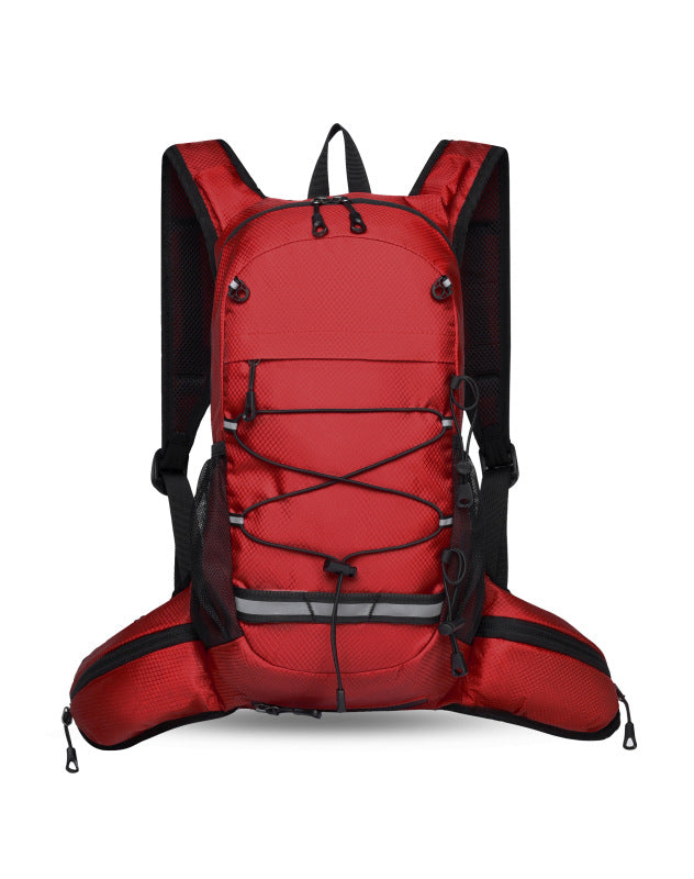 Sporty backpack with breathable mesh inserts and elastic carrying straps Kalsten