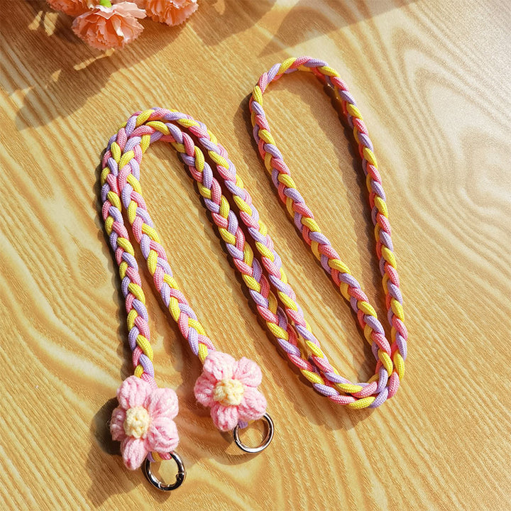 Woven Floral Pattern Utility Lanyard Kalsten
