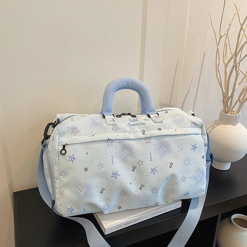 Star-Patterned Travel Duffle Bag Kalsten