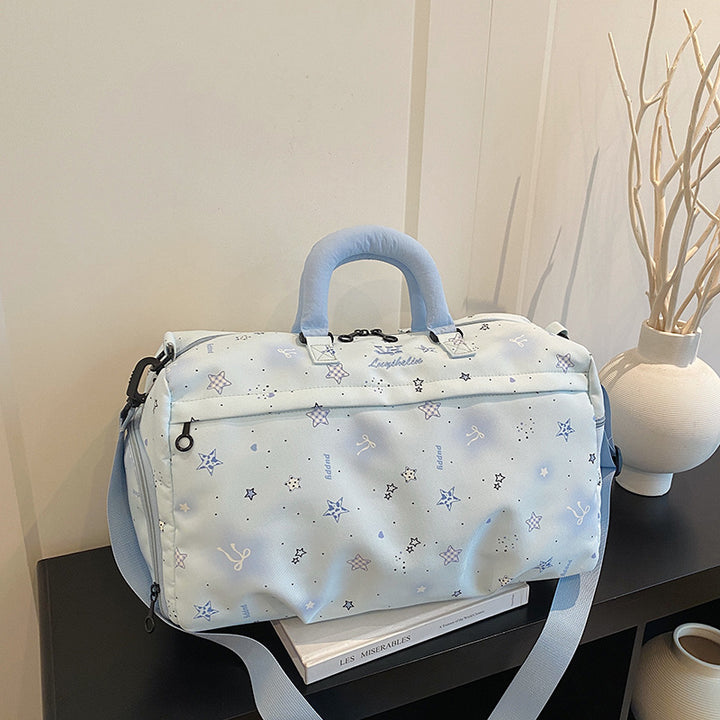 Star-Patterned Travel Duffle Bag Kalsten